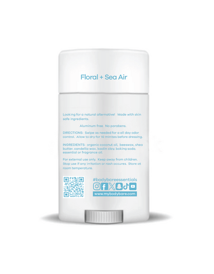 Floral + Sea Air – Natural Aluminum-Free Deodorant | BODY BARE™
