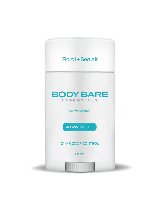 Floral + Sea Air Natural Deodorant Stick - Aluminum-Free Deodorant | BODY BARE™ - BODY BARE