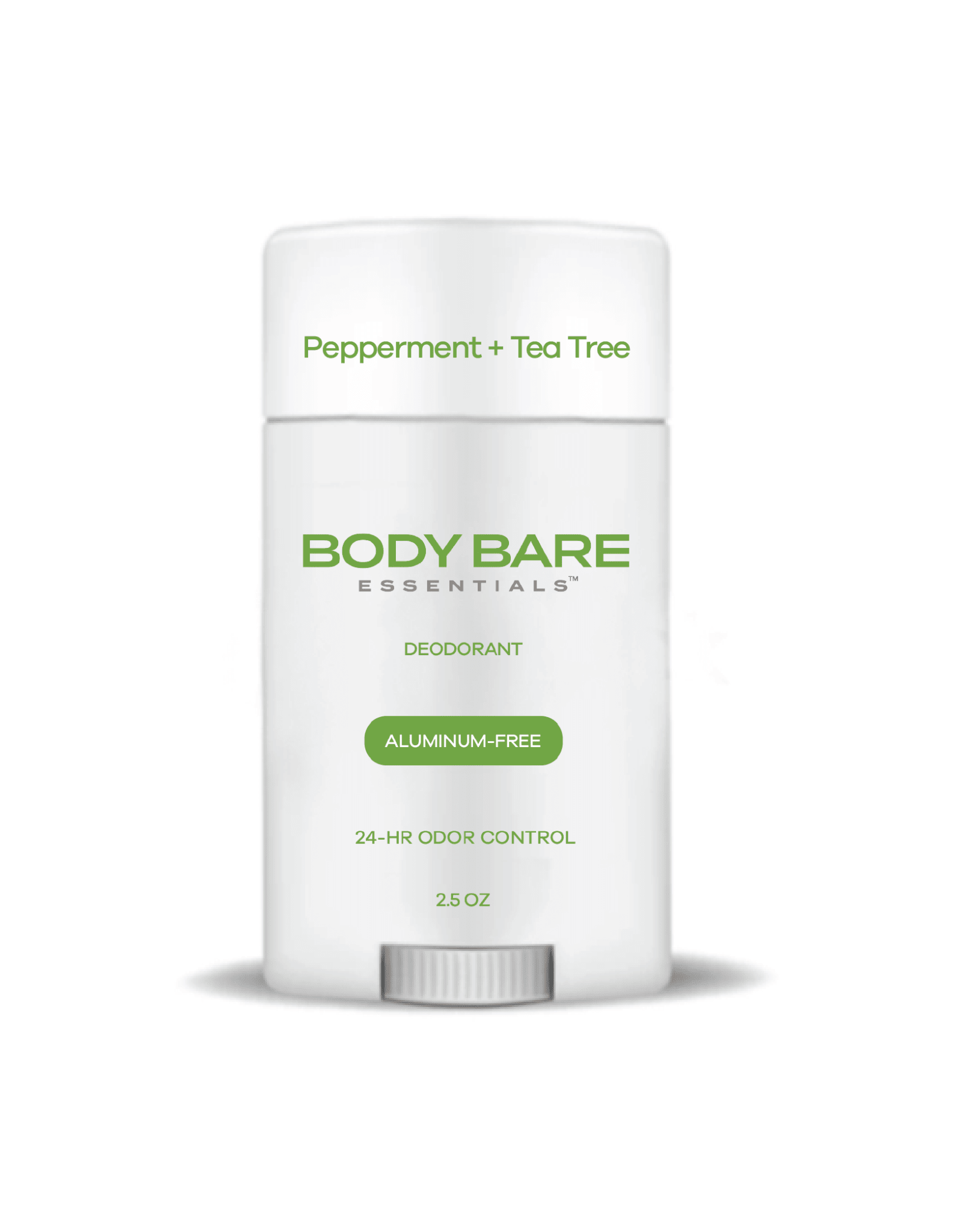 Peppermint + Tea Tree Natural Deodorant Stick - Aluminum-Free Deodorant | BODY BARE™ - BODY BARE